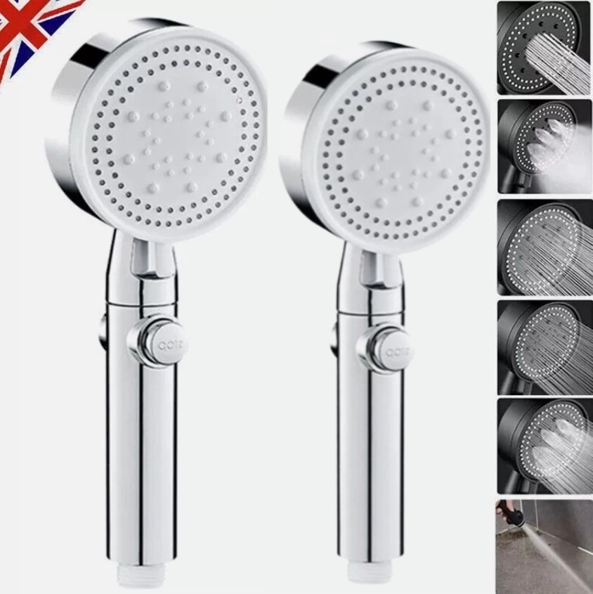 High-Pressure 5-Mode Chrome Shower Head