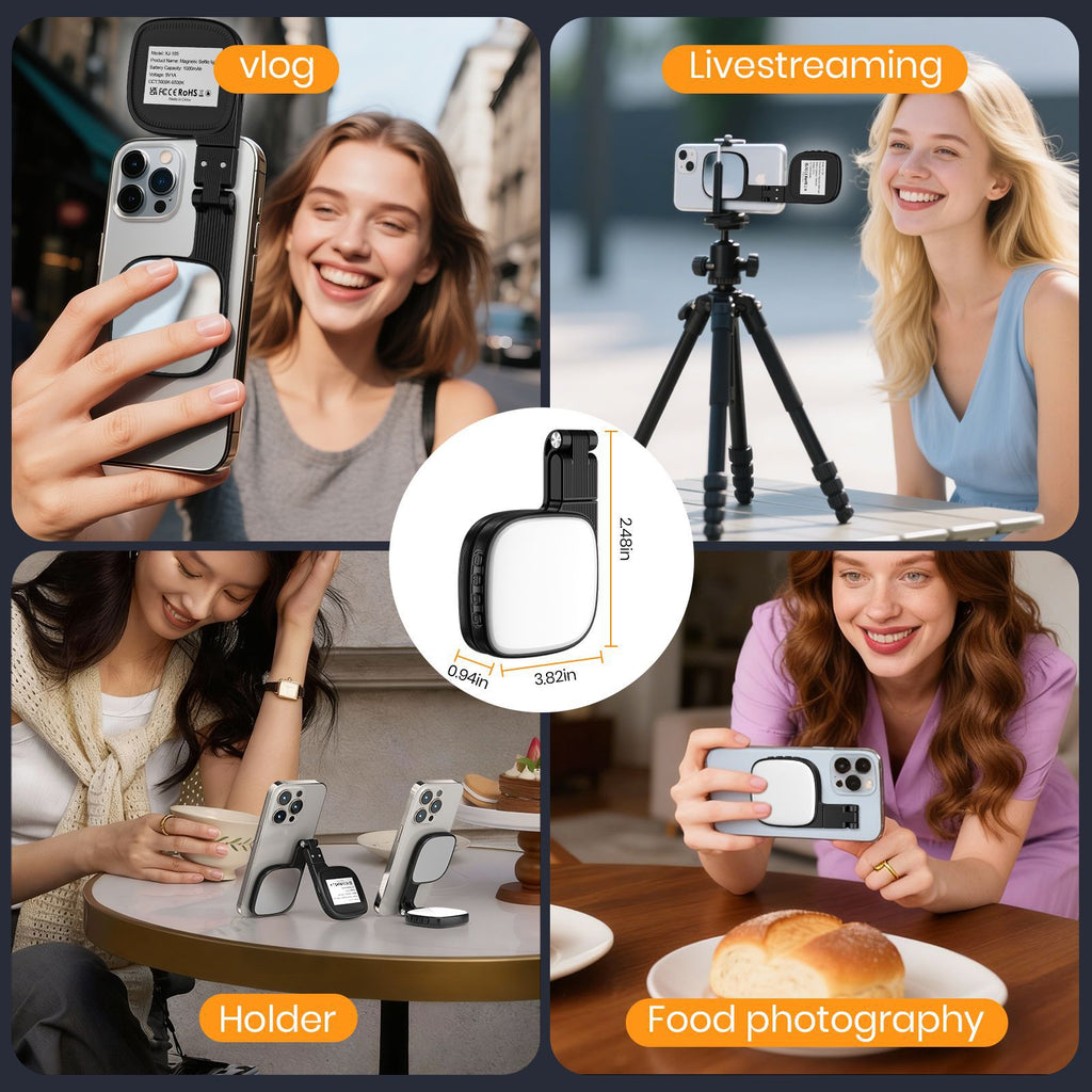 Magnetic Phone Fill Light for Creators