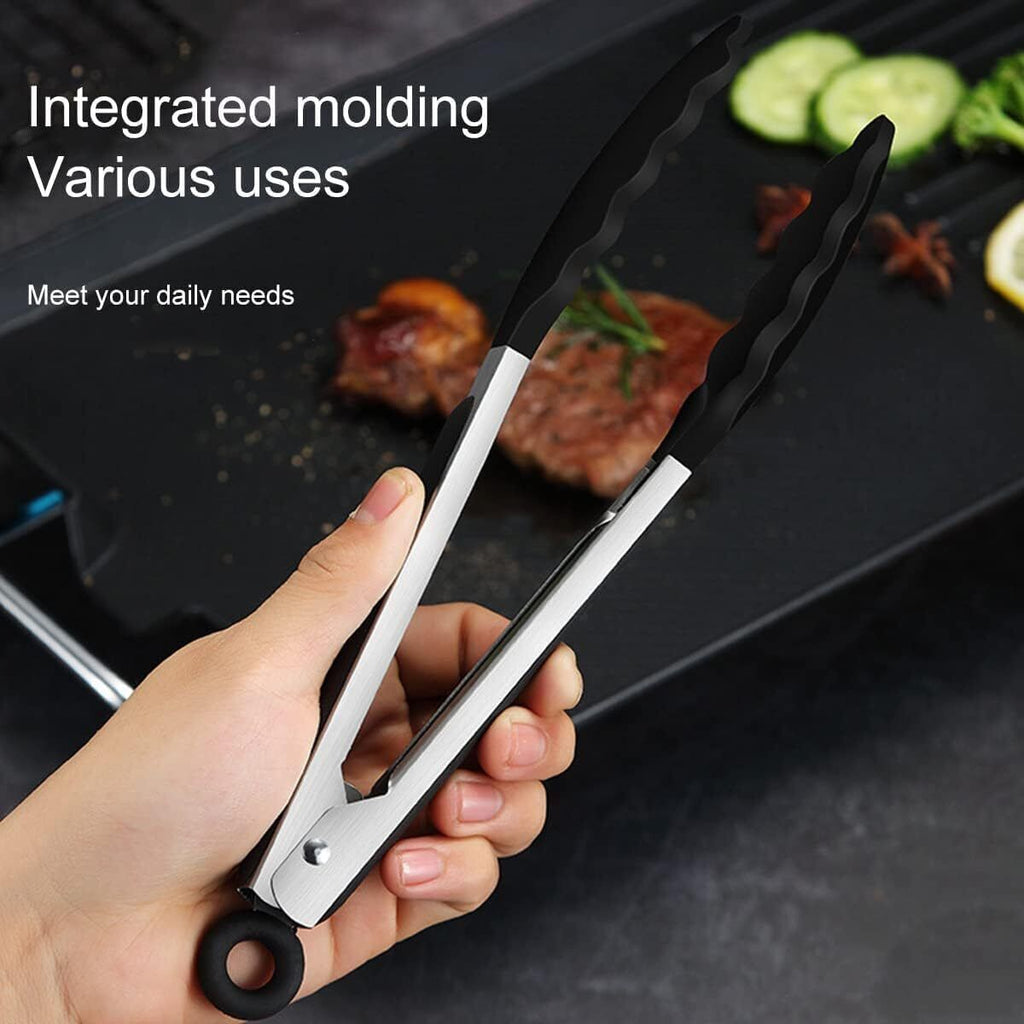 Air Fryer Silicone Tongs and Brush