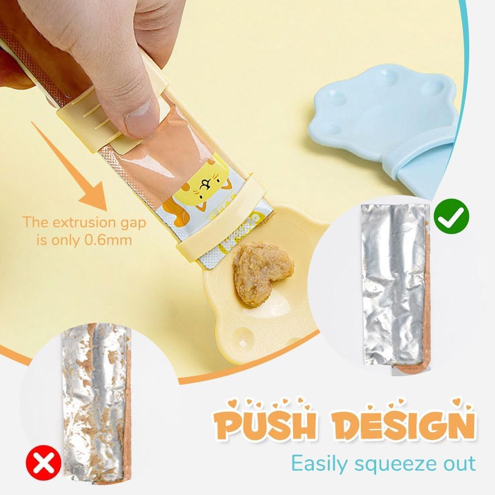 Mess-Free Cat Treat Squeeze Spoon