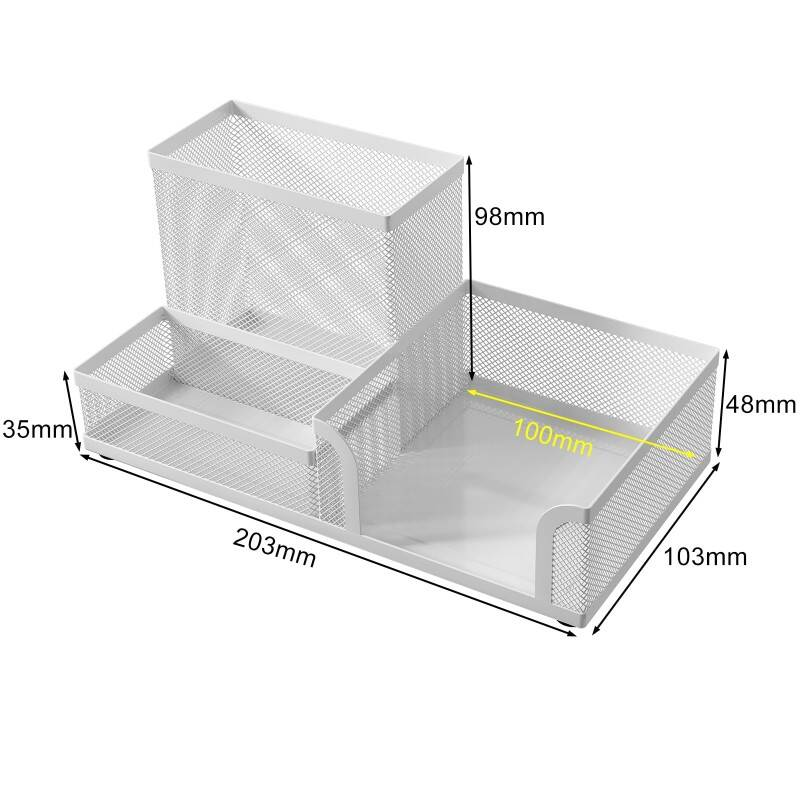 Industrial Steel Desk Tidy Organiser