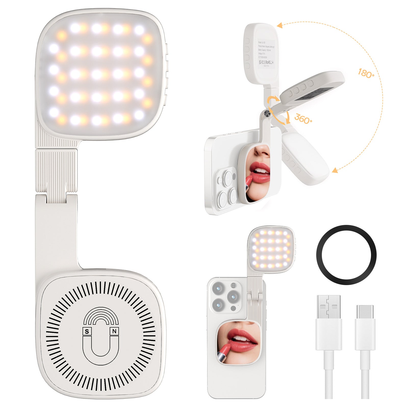 Magnetic Phone Fill Light for Creators