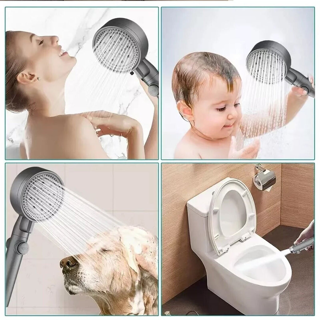 High-Pressure 5-Mode Chrome Shower Head