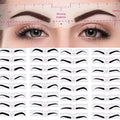 20-Style Reusable Eyebrow Stencil Kit