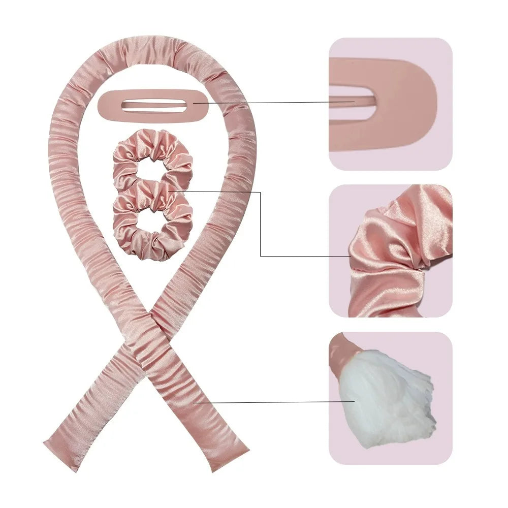 Heatless Curl Ribbon Overnight Hair Set