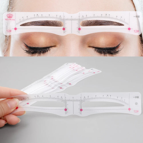 20-Style Reusable Eyebrow Stencil Kit