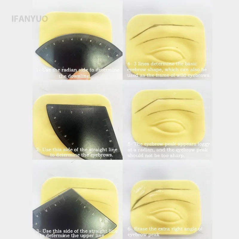 Brow Reset Stencil Kit Reusable Templates