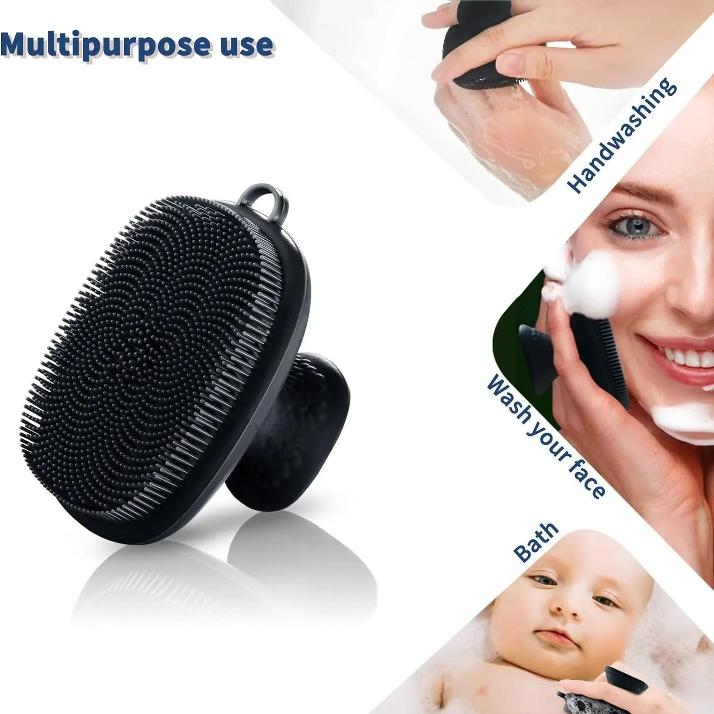 Silicone Face Scrubber for Daily Pore Wash