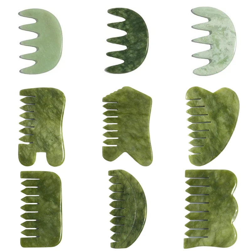 Jade Comb Facial Massage Tool