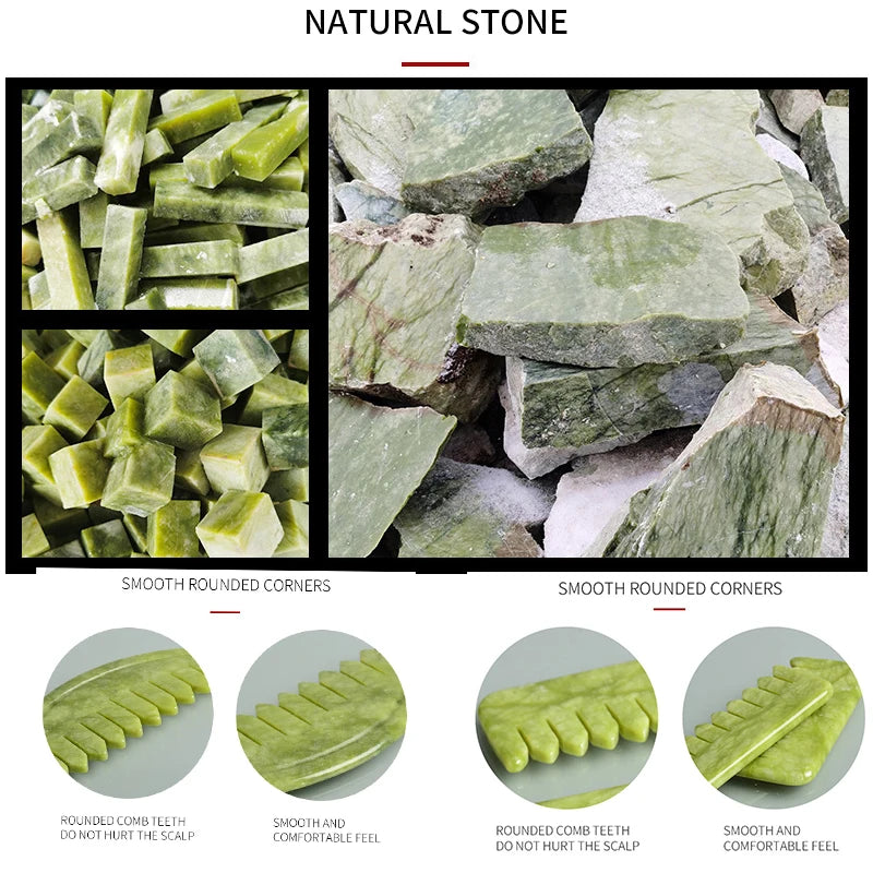 Jade Comb Facial Massage Tool