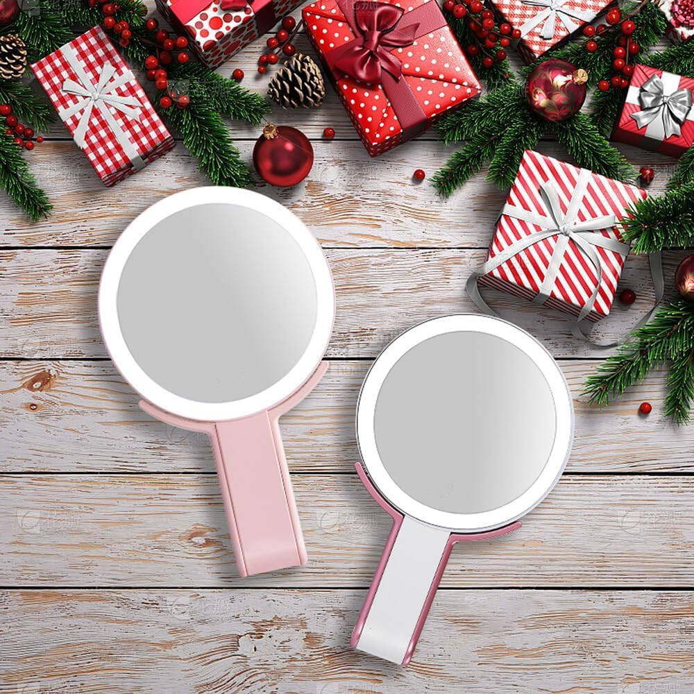 Lighted 10X Magnifying Makeup Mirror