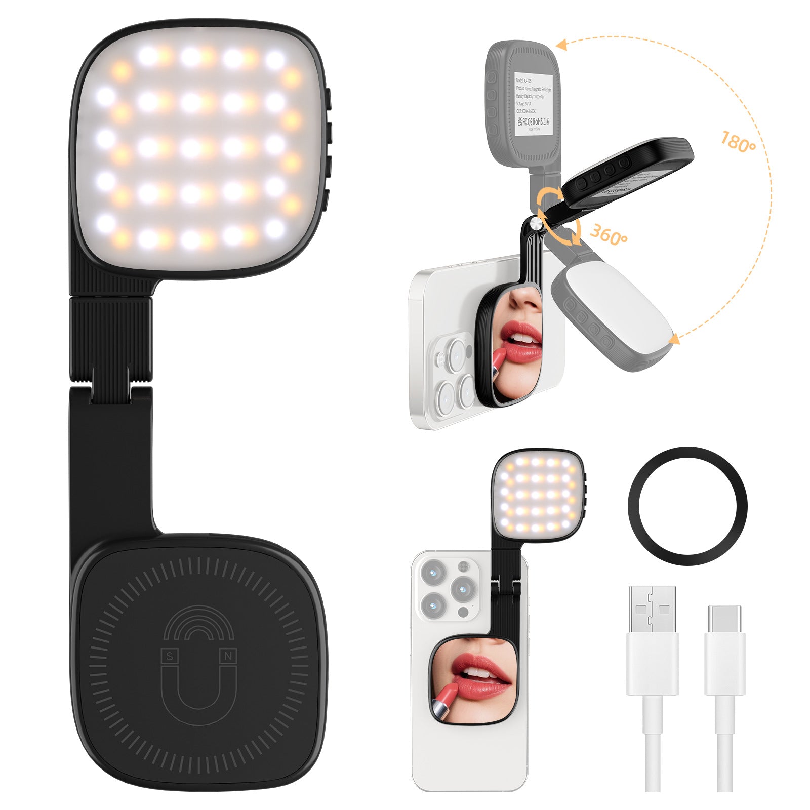 Magnetic Phone Fill Light for Creators