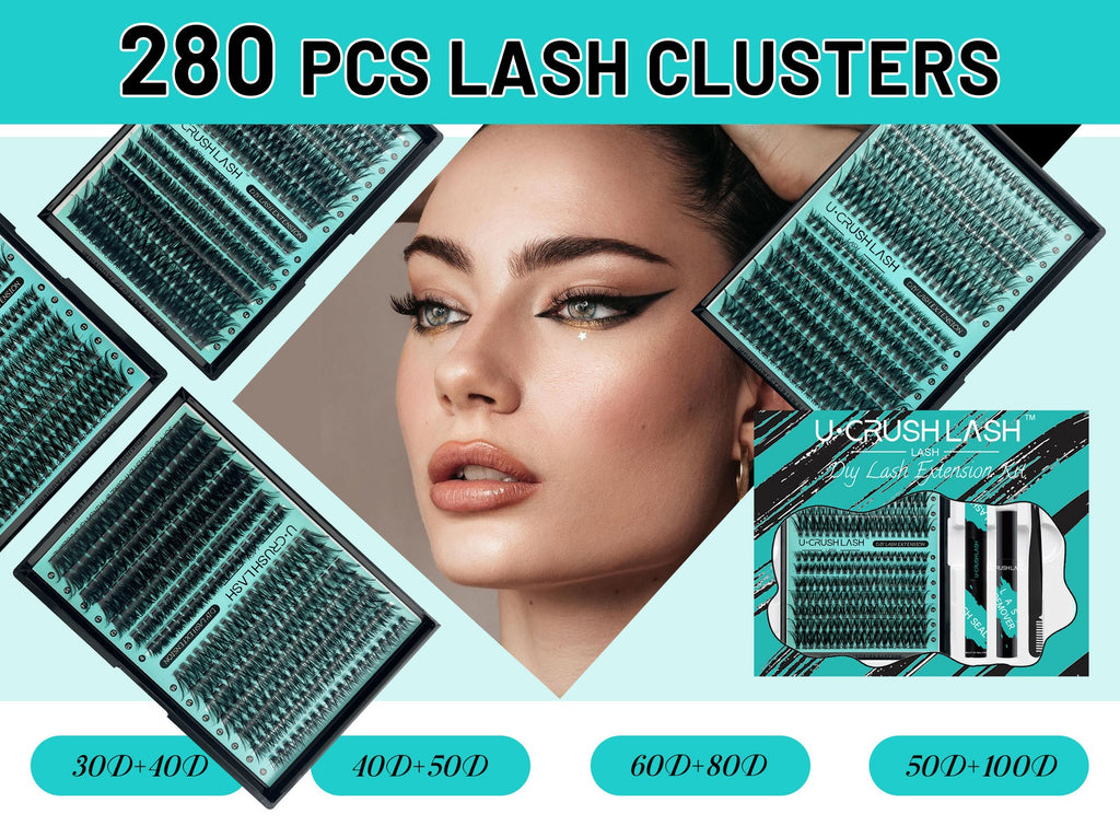 Stick-On Cluster Lashes - Reusable Pack