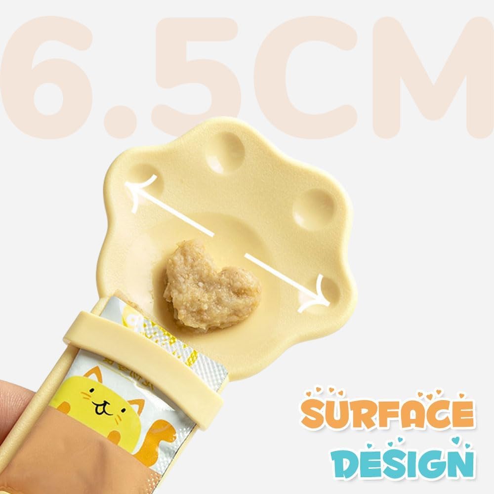 Mess-Free Cat Treat Squeeze Spoon